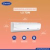 image of CARRIER Convertible 6-in-1 Cooling 2023 Model 1.5 Ton 5 Star Split AI Flexicool Inverter Dual Filtration with HD & PM 2.5 Filter AC  - White at index 101