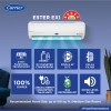 image of CARRIER Convertible 6-in-1 Cooling 2023 Model 1.5 Ton 5 Star Split AI Flexicool Inverter Dual Filtration with HD & PM 2.5 Filter AC  - White at index 91