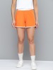 HRX by Hrithik Roshan Solid Women Orange Sports Shorts 