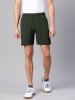 ALCIS Solid Men Green Sports Shorts 