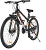 Urban Terrain Mutant 27.5Black Steel MTB With 21 Shimano Gear & Ride Tracking App by cultsport 27.5 T Mountain Cycle 