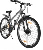 Urban Terrain Mutant 29 Grey Steel MTB With 21 Shimano Gear & Ride Tracking App by cultsport 29 T Mountain/Hardtail Cycle 