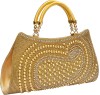 PURSEO Party, Casual Gold  Clutch 