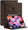 Proelite Flip Cover for Xiaomi Mi Pad 6 Cover with Pencil Holder, Support Auto Sleep Wake, Coffee 
