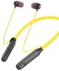 uma impact private limited UINB-6930 Lollipop Bluetooth Neckband with 16 hours Backup with Type-C Input Bluetooth Headset BlacK and Yellow, In the Ear 