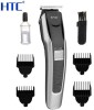 JIA ENTERPRISES Professional AT-538 Rechargeable Hair Clipper Shaver Beard Hair Trimmer J7 Trimmer 60 min  Runtime 4 Length Settings Silver, Black 