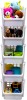 Shopixo Shopixo Storage Kitchen Trolley basket 5XL White Plastic Kitchen Trolley DIY(Do-It-Yourself) 