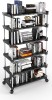 TNT The Next Trend Super Smart Stackable and Durable, Easy to Assemble, Space Saving Rack Plastic Open Book Shelf 