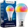 SmartMesh SmartMesh Wi-Fi RGB+CCT Smart LED Bulb Powered by Jio IoT | 9 Watt Smart Bulb 
