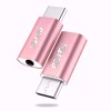 GD Tek Pink Type - C to 3.5mm Female Adapter, Type C Audio Headphone Jack Cord Hi-Fi Dongle Phone Converter iOS, Android 