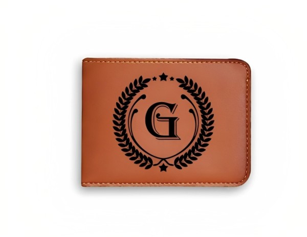 poster and detail of NavyaArts Men Casual, Formal, Trendy Tan Genuine Leather Wallet at index 1