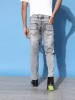 image of Mast & Harbour Slim Men Dark Grey Jeans at index 11