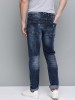 image of Mast & Harbour Skinny Men Dark Blue Jeans at index 11