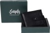 image of SAQAFY Men Casual, Evening/Party, Travel, Trendy Black Genuine Leather Wallet at index 41