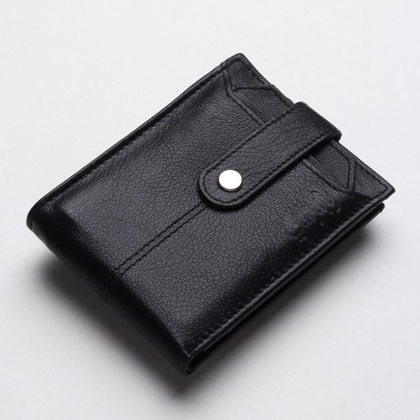 poster and detail of SAQAFY Men Casual, Evening/Party, Travel, Trendy Black Genuine Leather Wallet at index 1