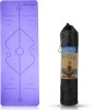 Wearslim Professional TPE Yoga Mat with Body Alignment System, Non-Slip, Sweat-Resistant Purple 6 mm Yoga Mat 