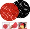 SVULINT 2 Pcs Silicone Air Fryer Liners Non Stick and Easy Clean Air Fryer mats Air Fryer 