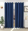 Adhunyk 275 cm (9 ft) Polyester Room Darkening Long Door Curtain (Pack Of 2) 