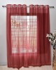 Cresset 213.36 cm (7 ft) Tissue Semi Transparent Door Curtain (Pack Of 2) 