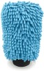 GTC Microfibre Microfiber Chenille & Glass Cloth Mitt, 1 Piece -Sky Blue Wet and Dry Glove 