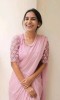 FLERRIES FASHION Solid/Plain Bollywood Georgette Saree Pink 