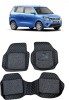 Arnejaa Leatherite 7D Mat For  Maruti Suzuki Wagon R 1.0 Silver, Black 