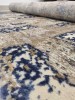 Chaudharycarpethouse Microfiber Floor Mat Blue, Grey, White, Extra Large 
