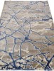 Chaudharycarpethouse Microfiber Floor Mat Blue, Grey, Extra Large 
