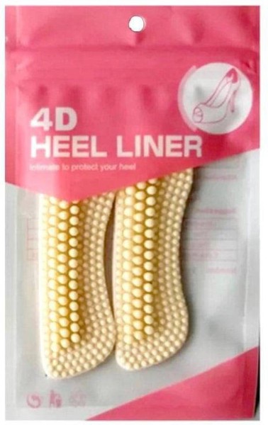 poster and detail of TRINGDOWN 4d Heel Liner 1 Pairs Cushions Insoles,Heel Grip Pads Heeled Silicone Heel Support at index 1