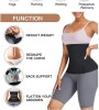 image of Hinmin Waist Trainer for Women Sauna Belt Tummy Wrap Plus Size Snatch Me Up Bandage Abdominal Belt at index 11