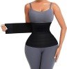 Hinmin Waist Trainer for Women Sauna Belt Tummy Wrap Plus Size Snatch Me Up Bandage Abdominal Belt 