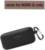 DaUNik Pouch for Oneplus NORD 2R Ear Buds Case Cover| (NO BLUETOOTH , ONLY COVER) Black, Dual Protection, Silicon, Pack of: 1 