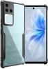 Mobile Back Cover Pouch for Vivo V30 Pro 5G Transparent, Black, Camera Bump Protector, Pack of: 1 