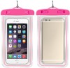 RPMSD Pouch for Waterproof Case Bag Pouch Universal Mobile phone Pink, Waterproof, Pack of: 1 