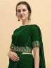 YESHU ENTERPRISE Embellished Bollywood Georgette, Chiffon Saree 